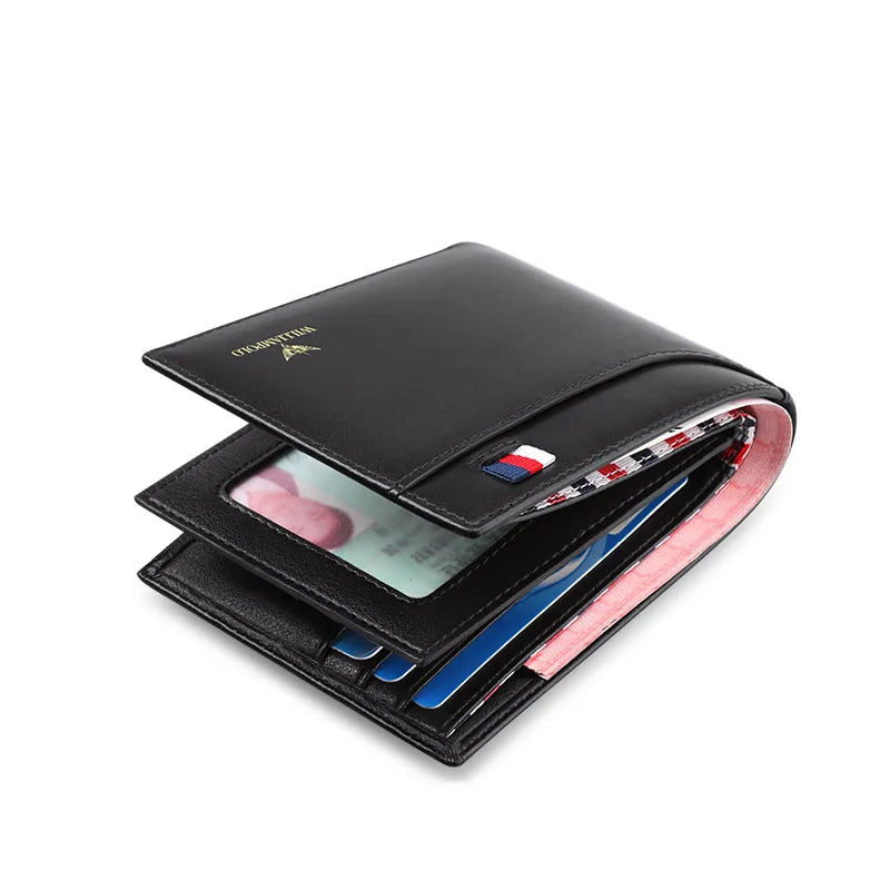LOR MALE WILLIAMPOLO Men Leather Wallets Small Money Purses Design Dollar Price Top Men Thin Wallet Business Short Wallet For Men
