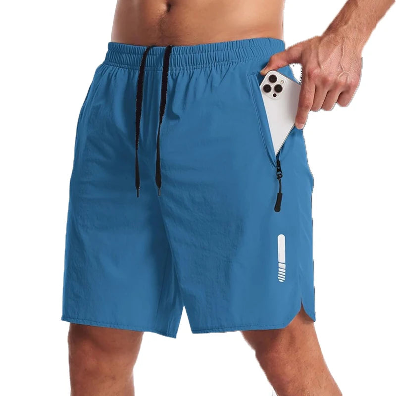 LOR MALE Men's Sport Shorts Sportswear Summer Running Shorts Beach Bottoms Gym Fitness Tracksuit Jogging Training Short Pants Men Shorts
