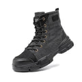 LOR MALE Safety Protective Boots Work Safety Shoes Men Safety Boots Anti-puncture Work Shoes New Steel Toe Shoe Indestructible Shoes