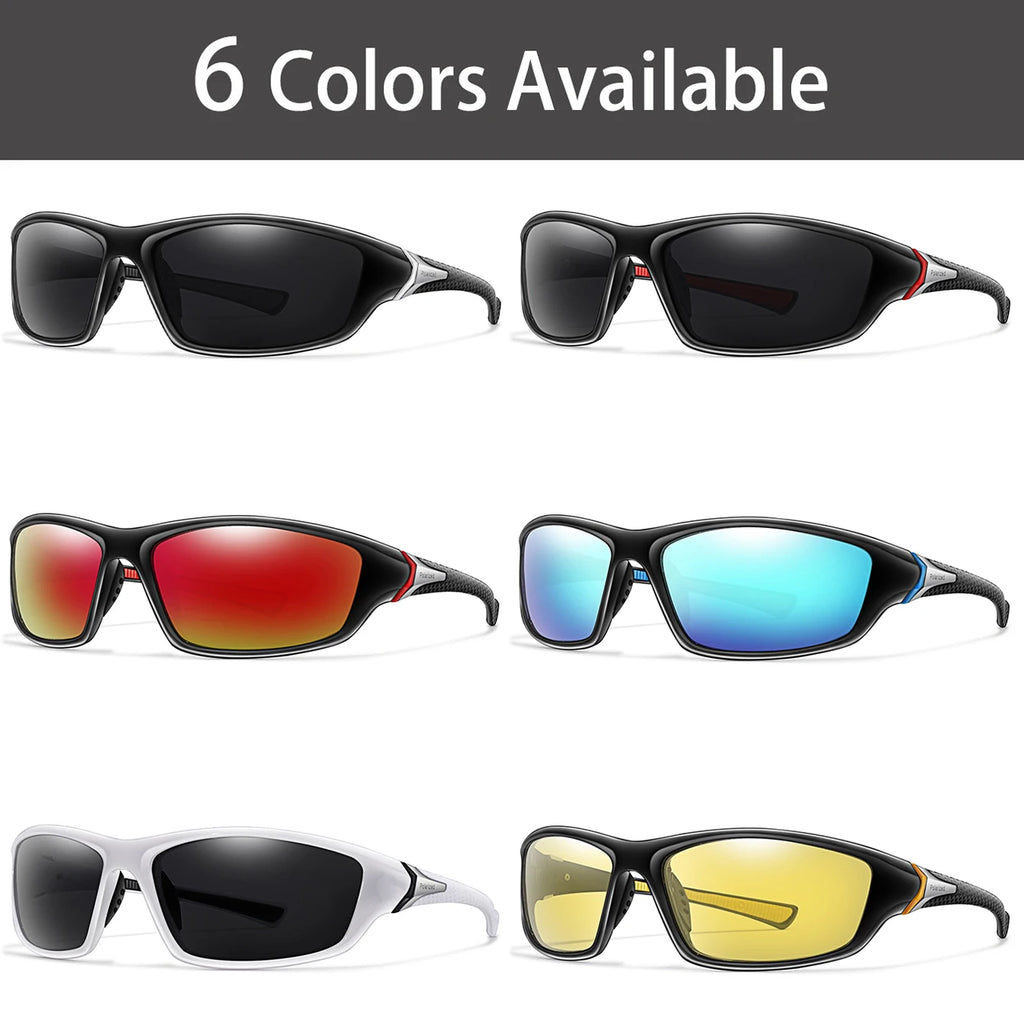 LOR MALE Polarized Sports Sunglasses Men Women Outdoor Sports Riding Cycling Fishing Running Rayed Hiking Classic Goggles