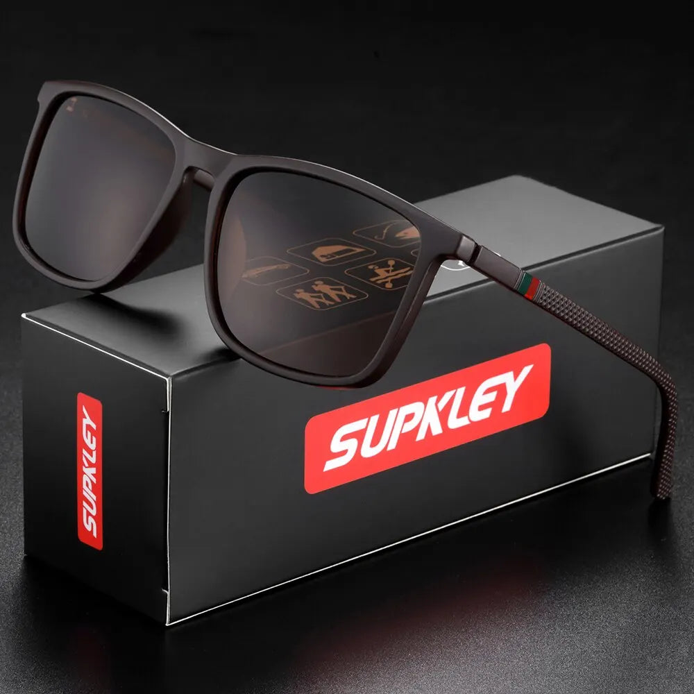 LOR MALE SUPKLEY Sports Sunglasses Polarized Comfortable Wear Square Sun Glasses Male L 2