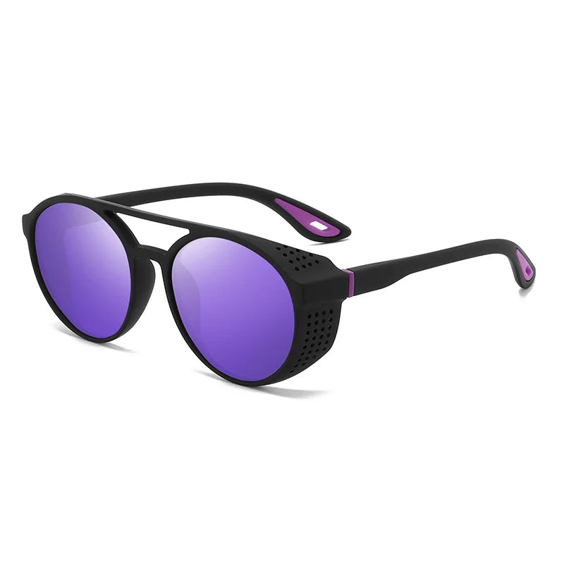 LOR MALE Polarized Sunglasses for Men Women Sun Glasses with Side Shields UV400 Protection Mirrored Lens Outdoor Sport Cycling Glasses