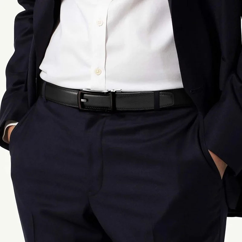 LOR MALE Belts Famous Brand Belt Men Mens Belts Quality Genuine Luxury Leather Belt for Men Belt Male Strap Male Metal Automatic Buckle