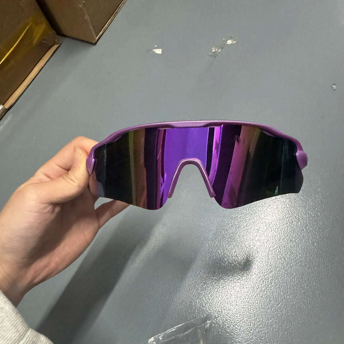 LOR MALE 1pc Stylish Polarized Sunglasses for Men, High-Definition UV Protection Glasses for Sports, Cycling and Outdoor Activities