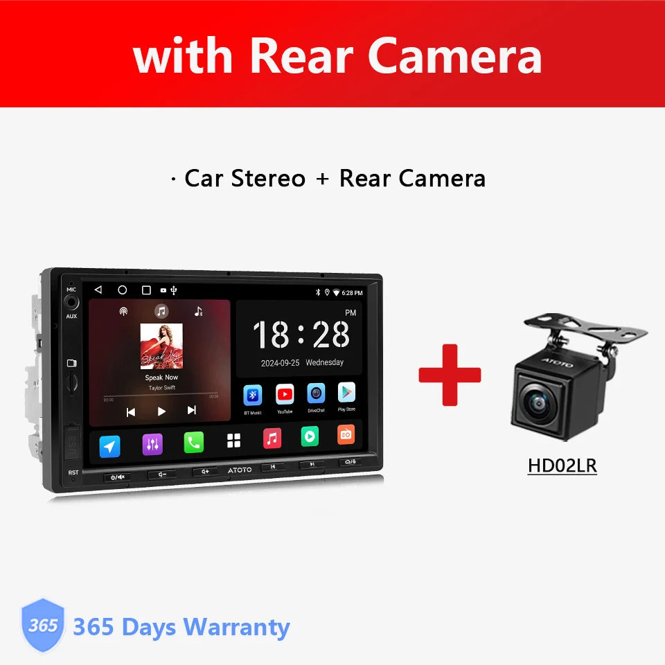 LOR MALE ATOTO 7 inch Double 2 Din Stereo Receiver Smart Car Systems Android Car Radio Automotive Multimedia Carplay Screen 2Din A5 A5L
