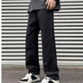 LOR MALE Men's Straight Leg Jeans Spring Autumn High Waist Business Casual High Stretch Versatile Comfortable Fit High Quality Denim P...