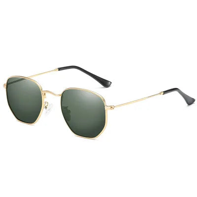 LOR MALE Polarized Hexagon Sunglasses for Men Women Fashion Vintage Driving Sun Glasses UV400 Protection Retro Classic Outdoor Eyewear