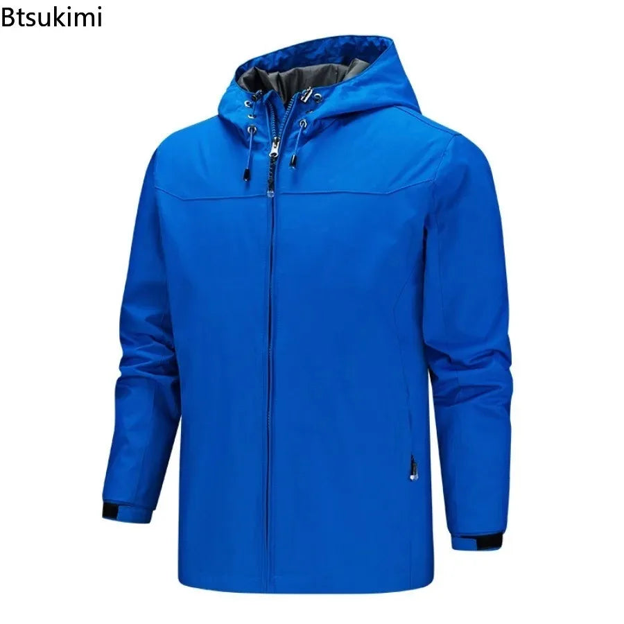 LOR MALE Outdoor Jackets for Men Waterproof Breathable Casual Coats Spring Autumn Men Windbreaker Jackets Cycling Mountaineering Clothes