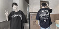 LOR MALE Men's T-shirt Fashion Style Trend Short-sleeve T-shirt 2026 Summer New Printed Versatile Casual T Shirt Men and women