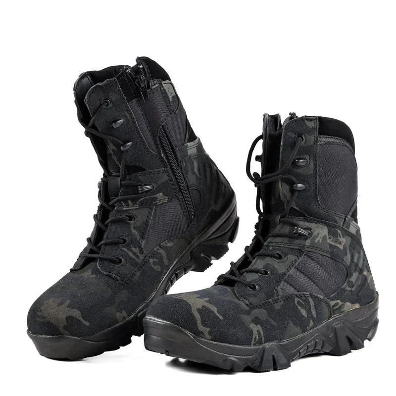 LOR MALE Men's Boots 2026 New Combat Shoes For Men Outdoor Sport Climb Mountains Cross Country Men Sneakers sapatos masculinos