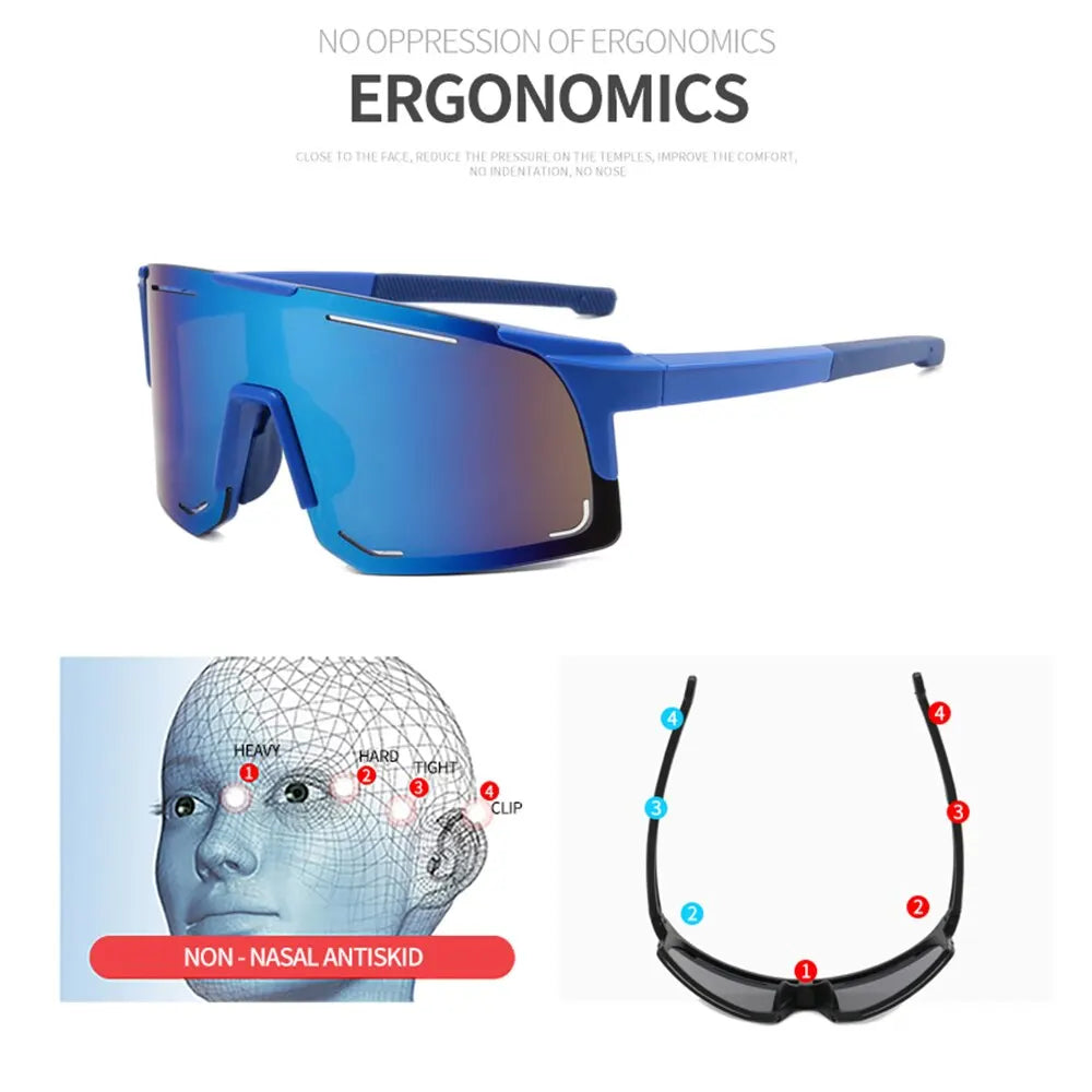 LOR MALE Polarized Cycling Sunglasses UV Protection Windproof Glasses Women Polarized L 2