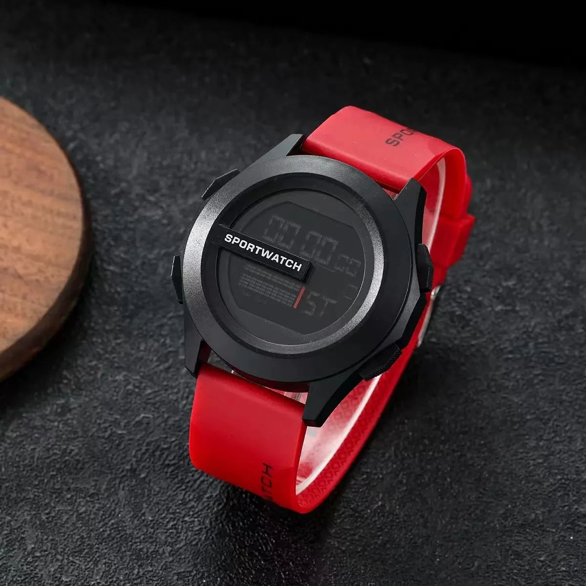 LOR MALE Sports Watches Alarm Clock Multifunction Men LED Digital Watch Waterproof Fitn