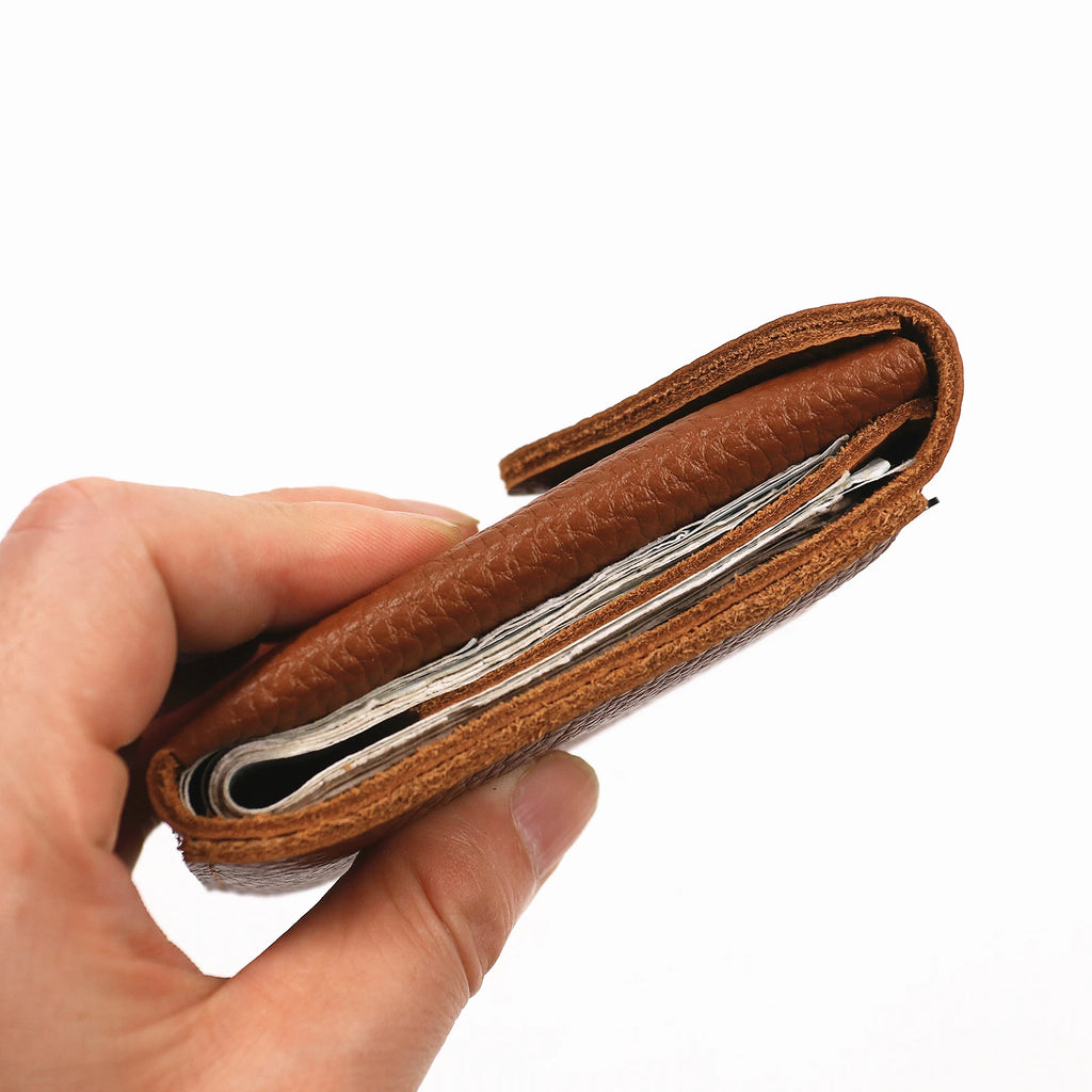 LOR MALE Genuine Leather Wallet Male Vintage Full Grain Cowhide Vertical Slim Cash