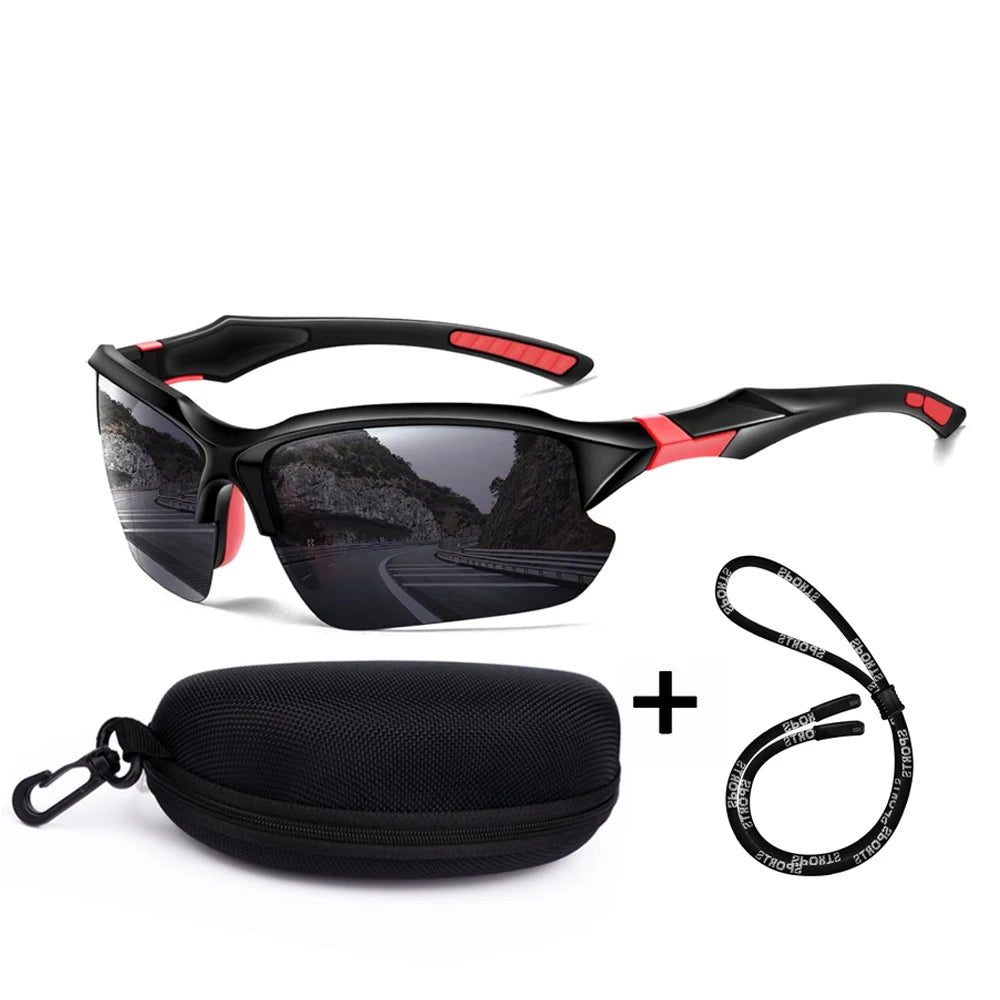 LOR MALE New Polarized Sunglasses For Men Woman Outdoor Lightweight Sports Protection Goggles Fashion Brand Driving Sun Glasses