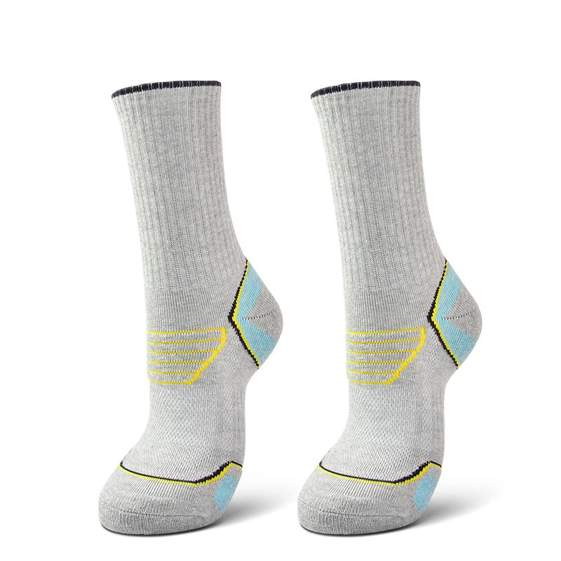 LOR MALE Women Socks Sports Breathable Compression Supply Running Riding Cycling Knee h