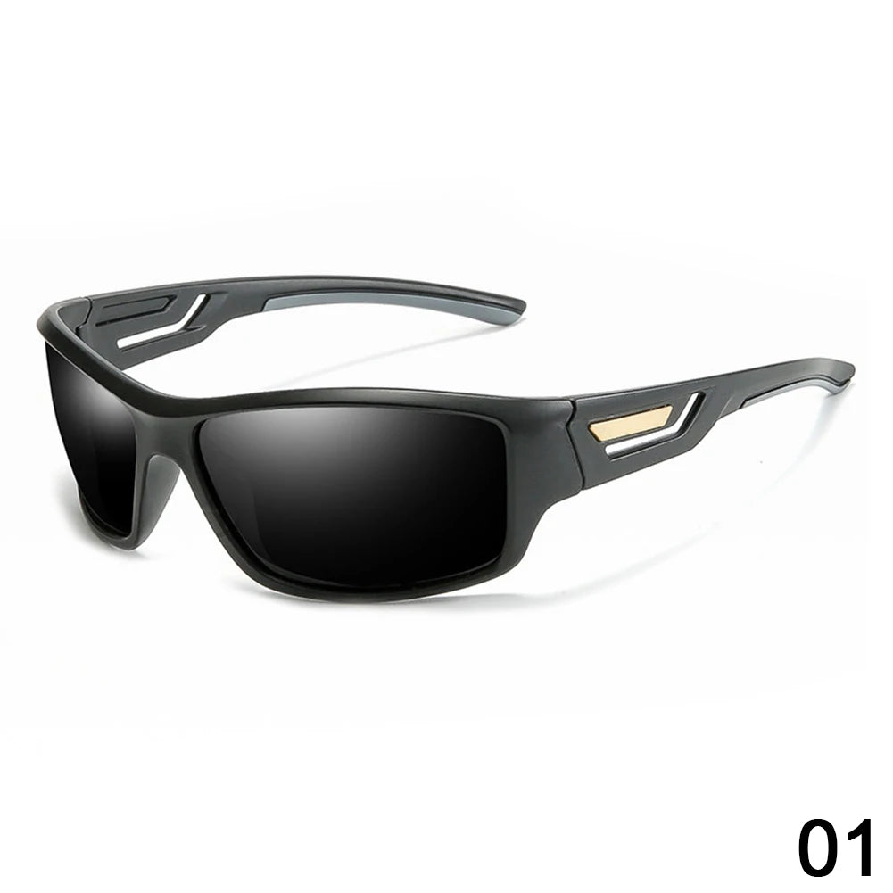 LOR MALE Polarized Sunglasses Men Designer HD Driving Sun Glasses Fashion Male Fishing Eyewear UV400 for Gafas Dirt Bike Moto Car Drivers