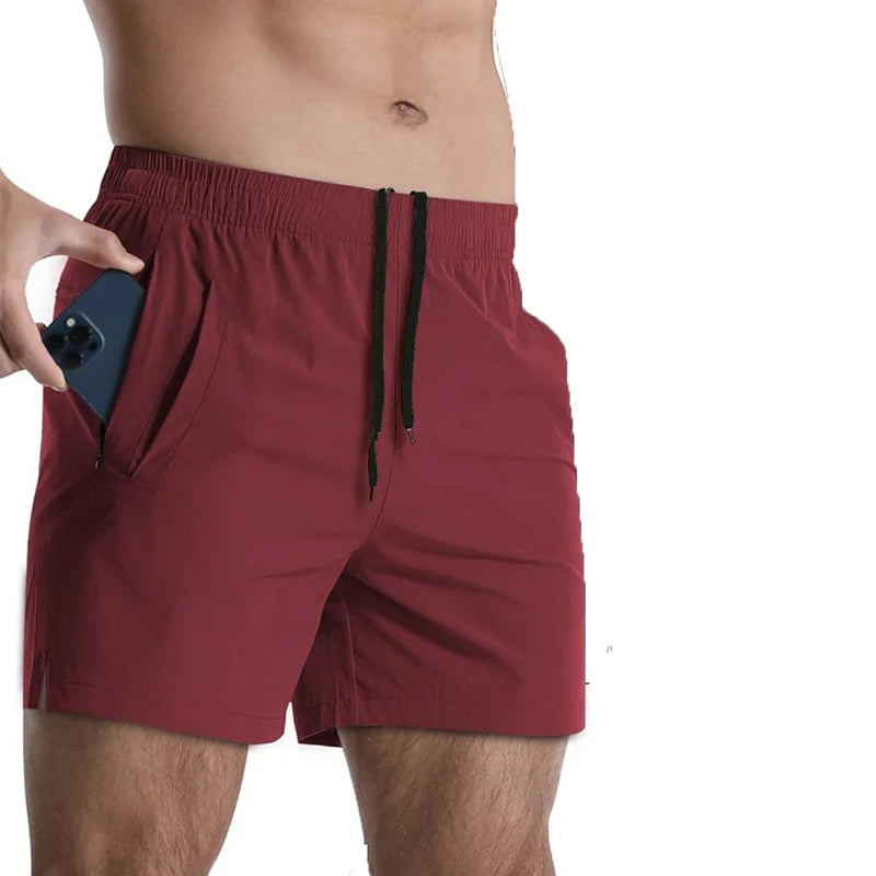 LOR MALE Running Shorts Men Gym Fitness Sport Shorts Quick Dry Workout Training Gym Fitness Jogging Short Pant Summer Training Shorts Men