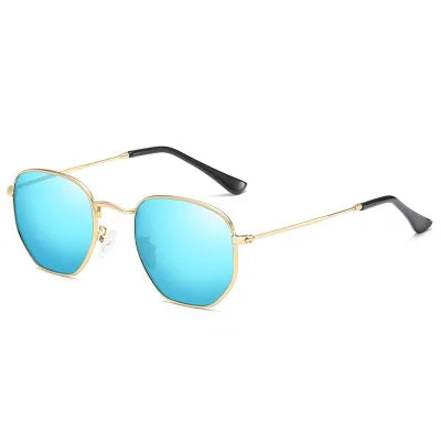 LOR MALE Polarized Hexagon Sunglasses for Men Women Fashion Vintage Driving Sun Glasses UV400 Protection Retro Classic Outdoor Eyewear