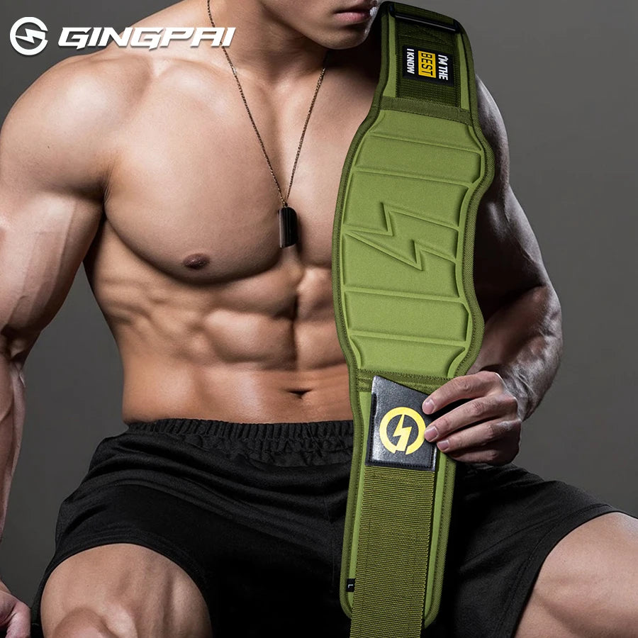 LOR MALE High Quality Sports Weight Lifting Belts for Men Women - Weight Lifting Core & Lower Back Support Workout Waist Belt for Fitness