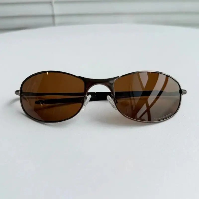 LOR MALE Polarized Sunglasses Men Goggles Women Metal Frame Sunglasses Cycling Retro Fashion Driving Fishing Sun Glasses UV400