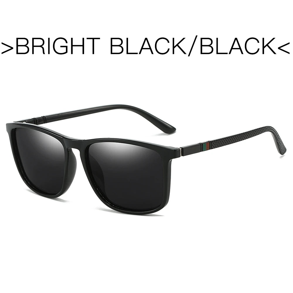 LOR MALE Sports Sunglasses for Men Polarized Comfortable Wear Square Sun Glasses Male Light Weight Eyewear Accessory with Origina UV400