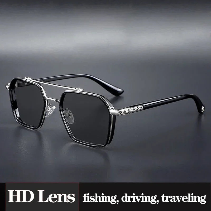 LOR MALE Polarized HD Sunglasses for Men Women Anti UV Fishing Driving Mountaineering Glasses Outdoor Sports Durable