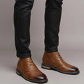 LOR MALE Boots Men Brand 2026 Casual Comfortable Retro Fashion Ankle Boots