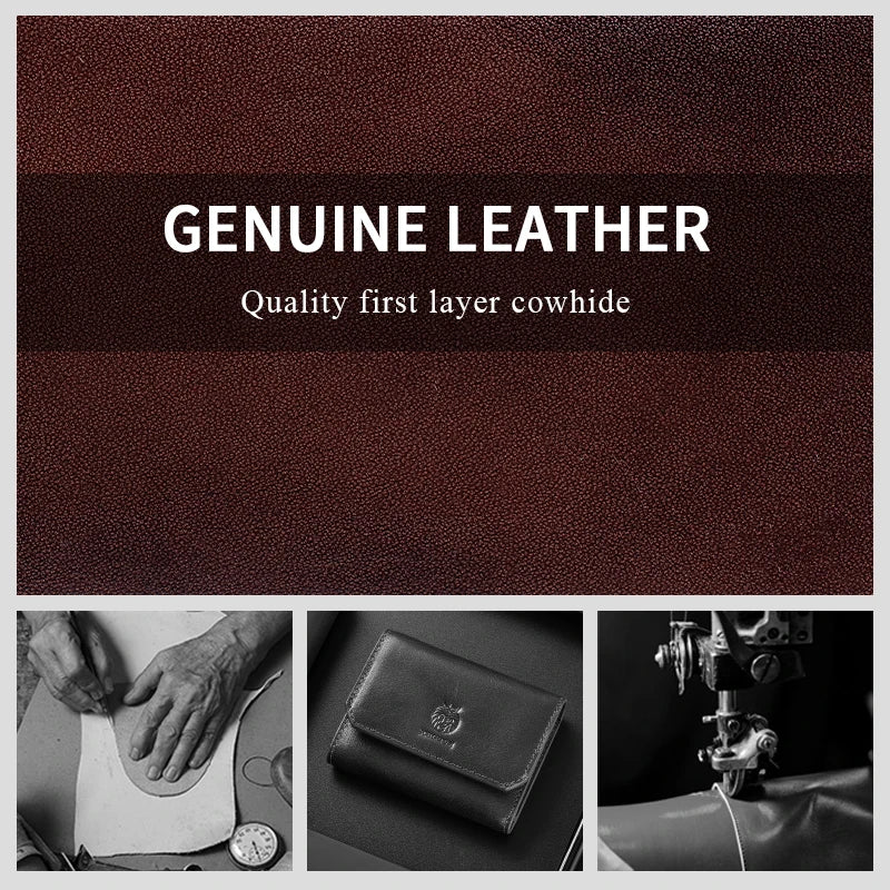LOR MALE Genuine Leather RFID Wallet