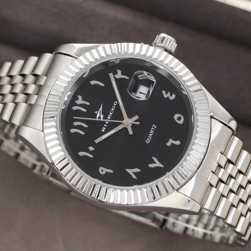 LOR MALE Watches Date High-end Luxury Casual Sport Clock Classic Business Quartz Male