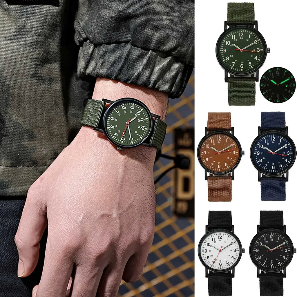 LOR MALE 2023 Men Watches Luxury Brand Quartz Watch Luminous Hands Male Clock