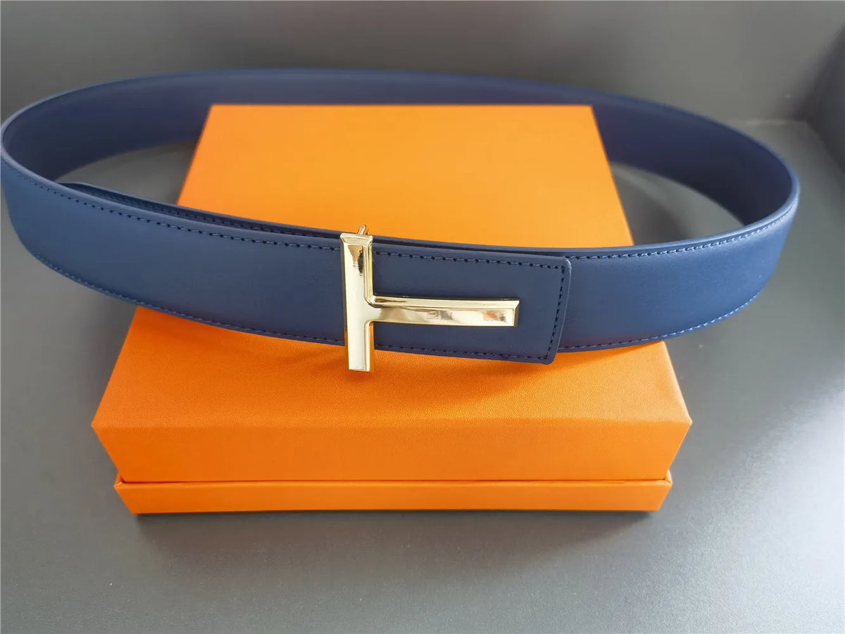 LOR MALE 2025 High Quality 3.8cm Leather Business Men Belt Luxury Brand Designer famous Belts for men Jeans Strap Male Metal Buckle belt
