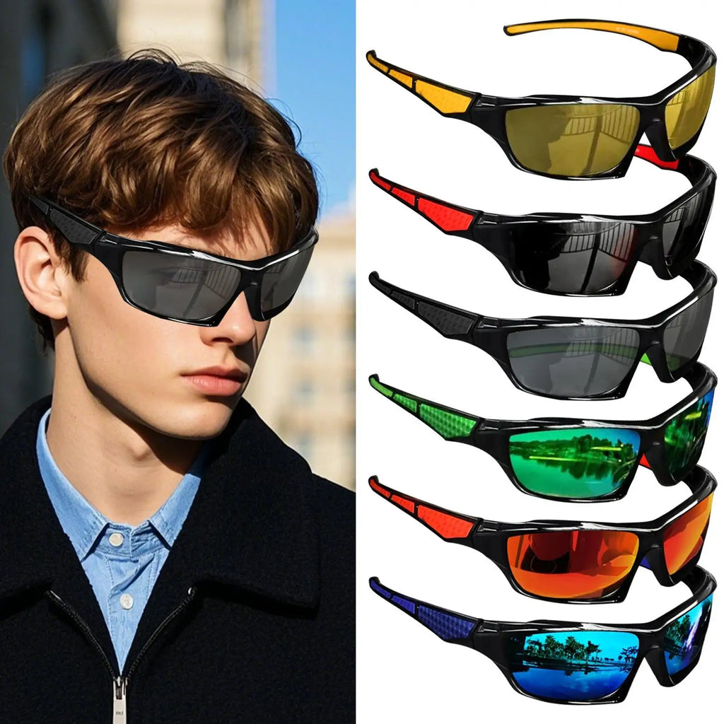 LOR MALE Polarized Sunglasses Men UV Protection Men's Sunglasses Polarized Comfortable Fashion Shades Outdoor Sport Eyewear for Driving