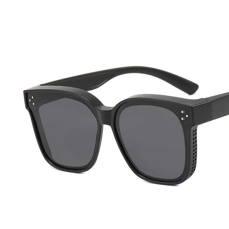 LOR MALE Polarized Sunglasses Men Women Wear Over Myopia Prescription Glasses Fashion Designer Outdoor Fishing Driving Goggles