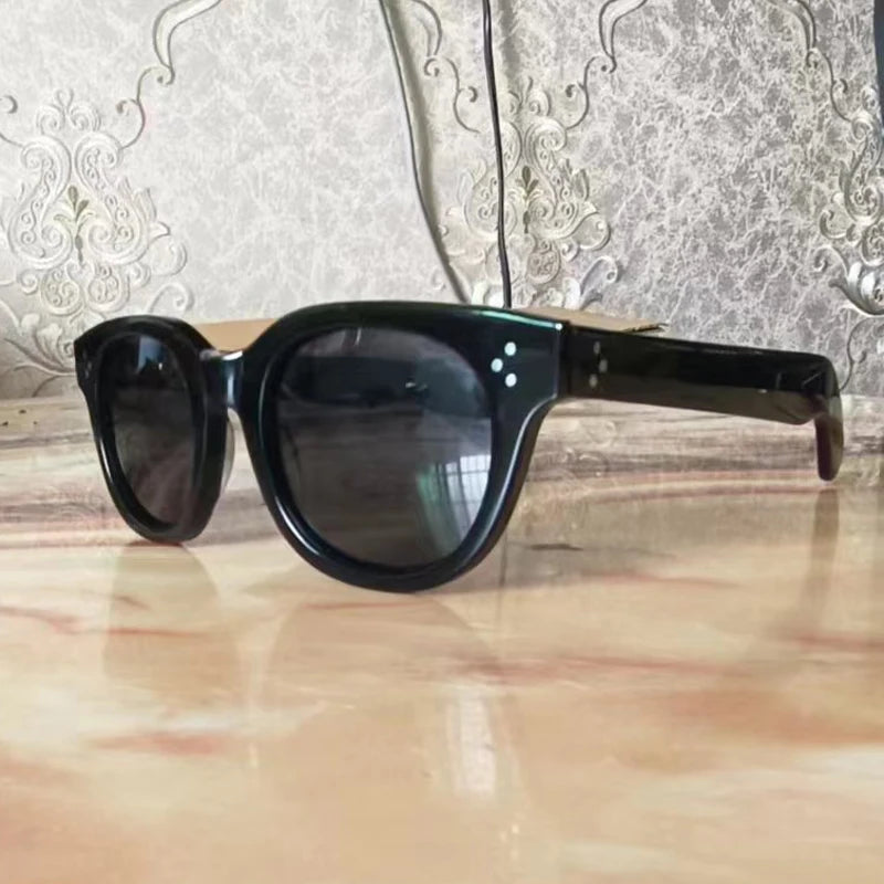 LOR MALE Polarized Sunglasses Man Johnny Depp Lemtosh Sun Glasses Woman Luxury Brand Vintage Acetate Frame Gafas De Sol Hombre