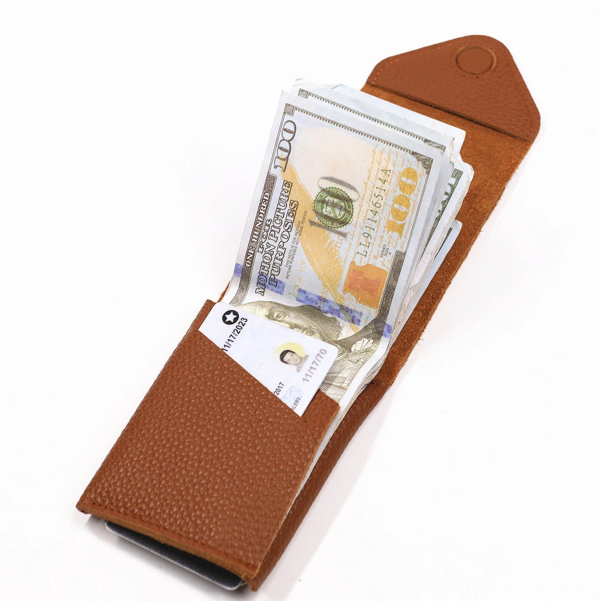 LOR MALE Genuine Leather Wallet Male Vintage Full Grain Cowhide Vertical Slim Cash