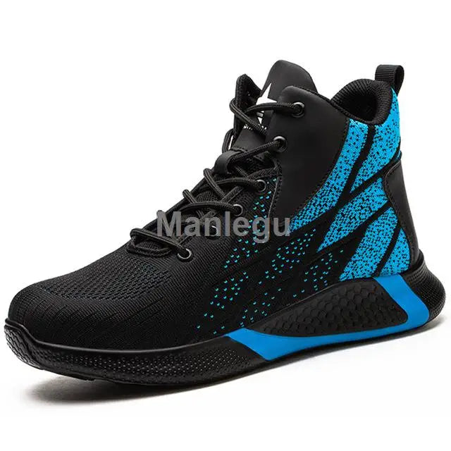 LOR MALE Work Boots Steel Toe Safety Shoes Men Women Work Shoes Sneakers Lightweight  Anti-Puncture Safety Shoes Men Indestructible Boots