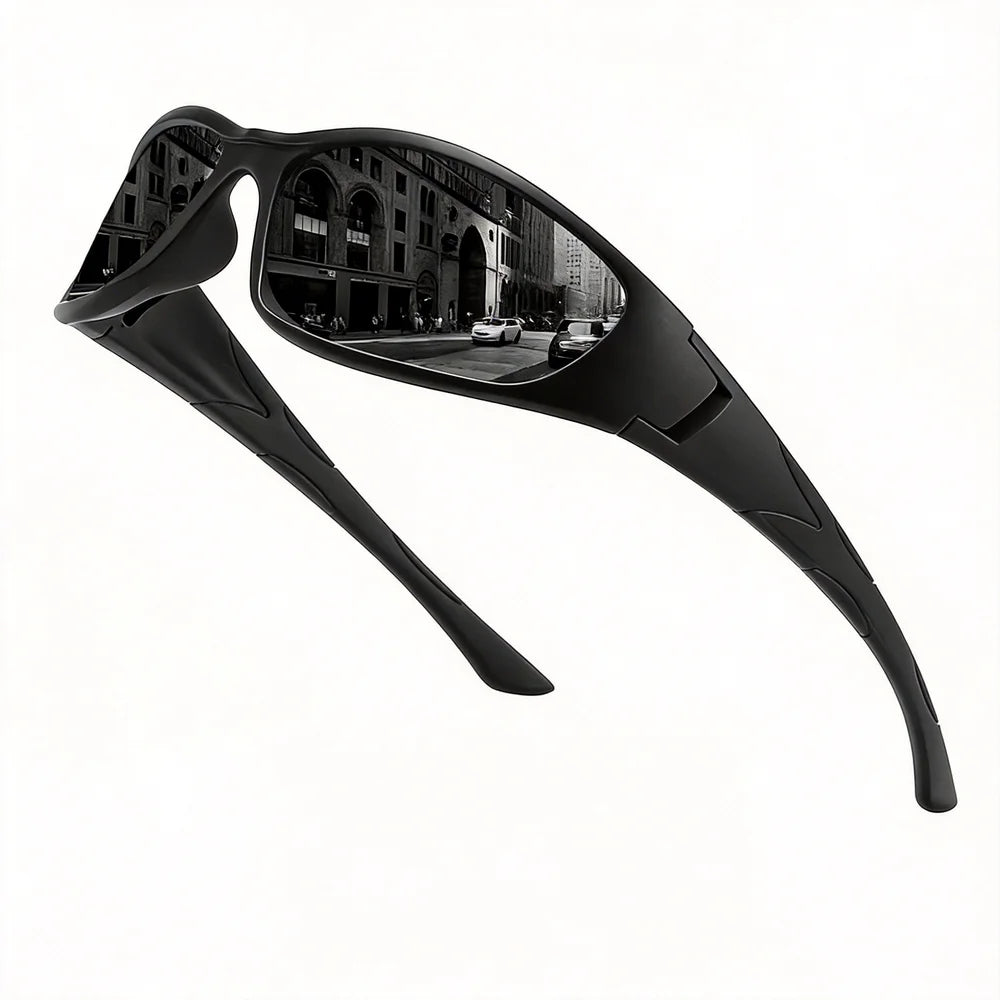 LOR MALE Polarized Sports Sunglasses Men Women Anti-Glare Cycling Glasses Outdoor Fishing Riding Driving Eyewear UV400 Protection Goggles