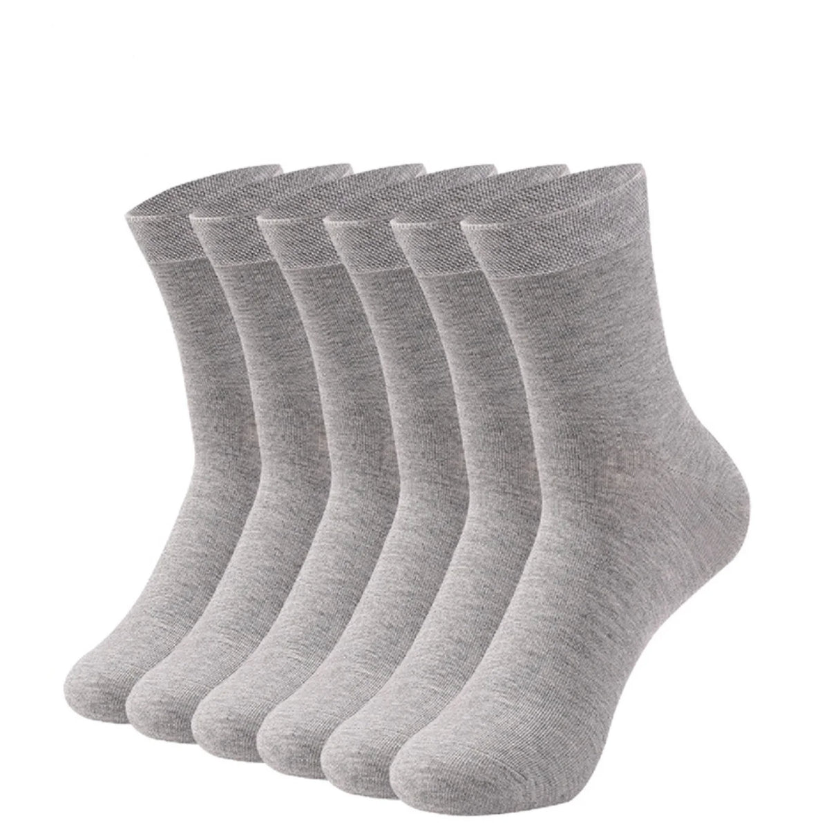 LOR MALE BasIc Mid-Calf Socks - 6 Pares