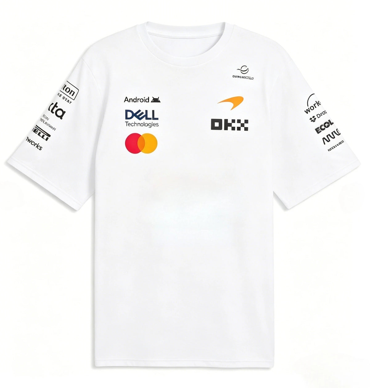 LOR MALE Men T Shirt Summer Racing Style Print Casual Loose Crew Neck Short Sleeve Tee Fashion Streetwear Sports Daily Wear Tops for Male