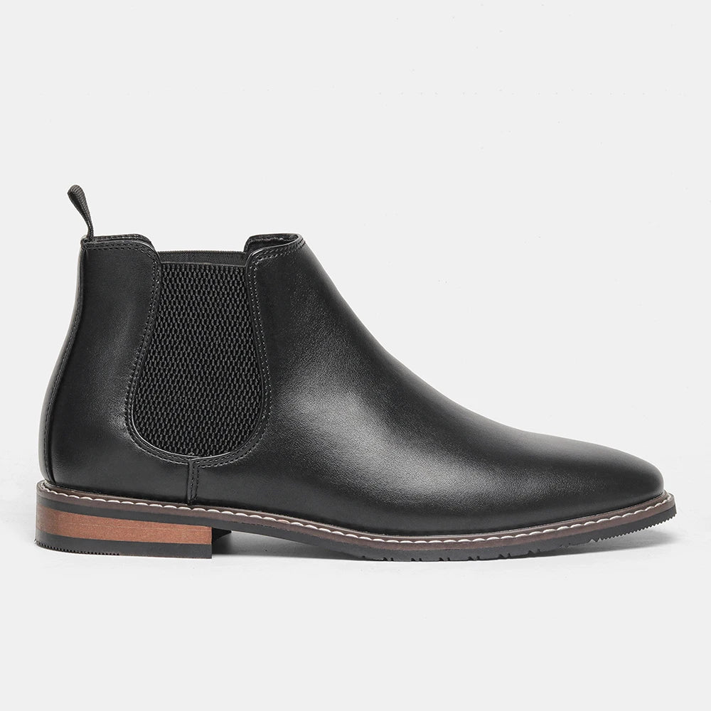 LOR MALE Comfortable Chelsea Boots for Men Fashionable Leather Footwear 2025 Brand Men's Boots