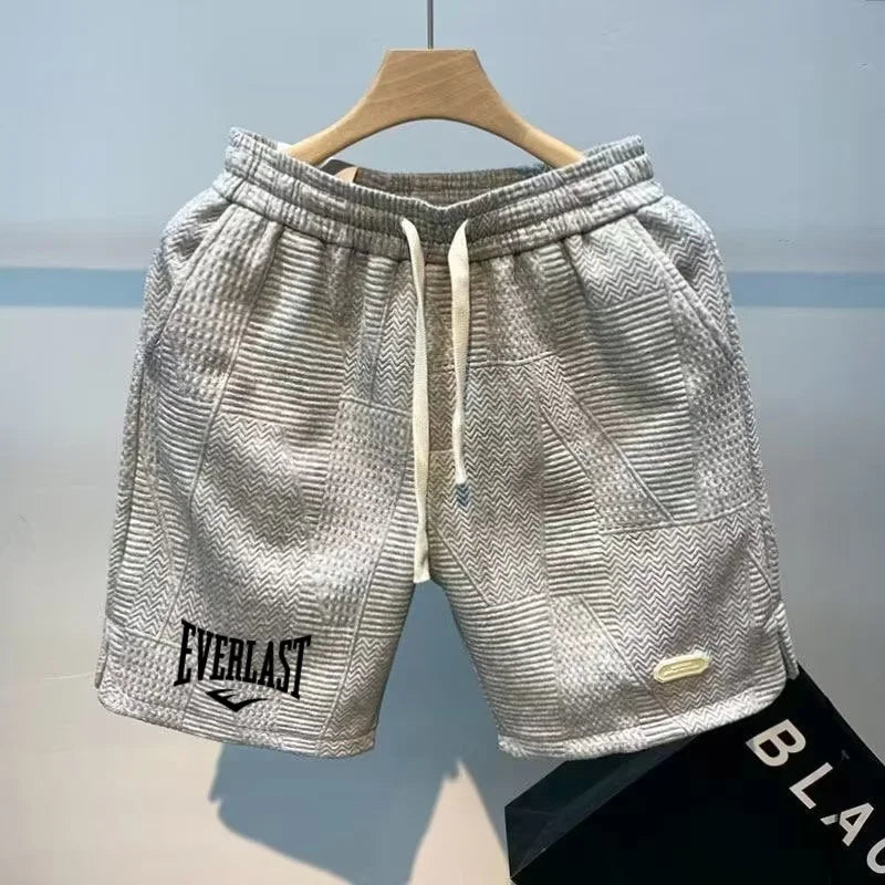 LOR MALE 2025 casual printed shorts fashionable and popular shorts breathable and comfo Ring