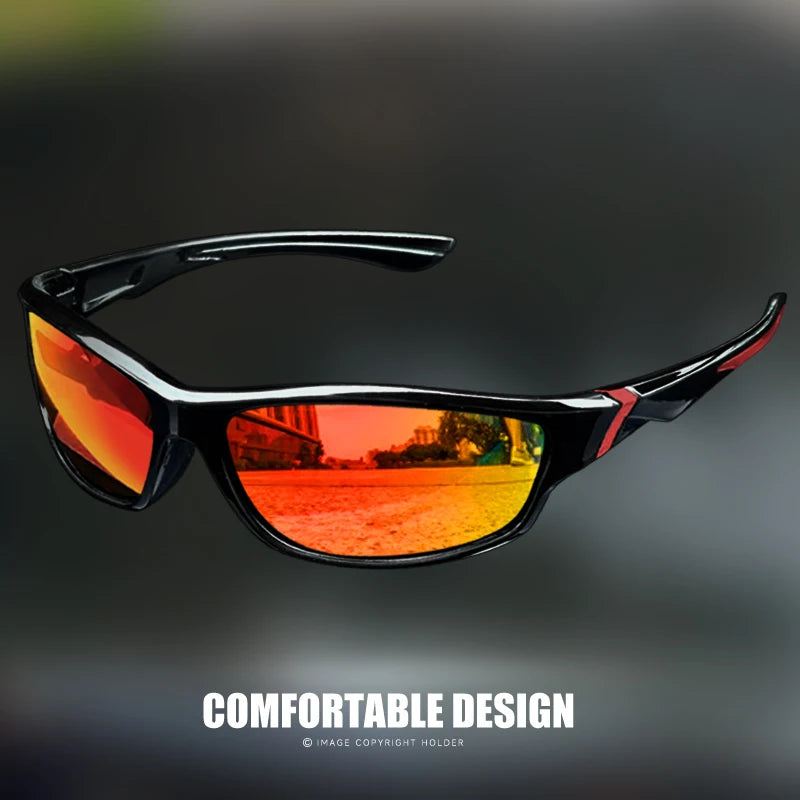 LOR MALE Polarized Sunglasses for Men Sports Mens-Sunglasses: Sun-Glasses with UV Protection for Fishing Driving Running Cycling