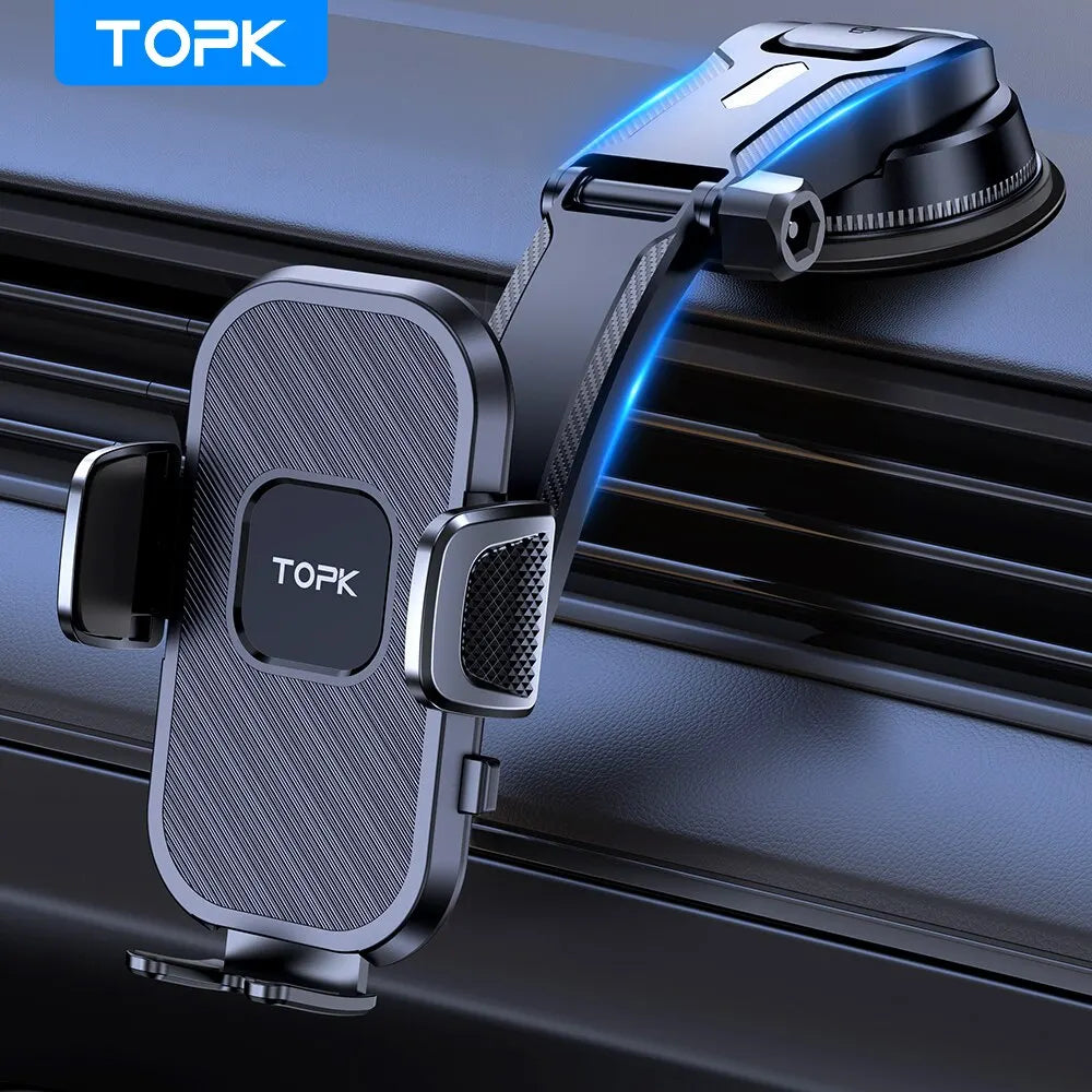 LOR MALE TOPK Car Phone Holder Gravity Stand for iPhone Xiaomi Samsung Car Mobile Support for Dashboard Windshield Air Vent Phone Mount
