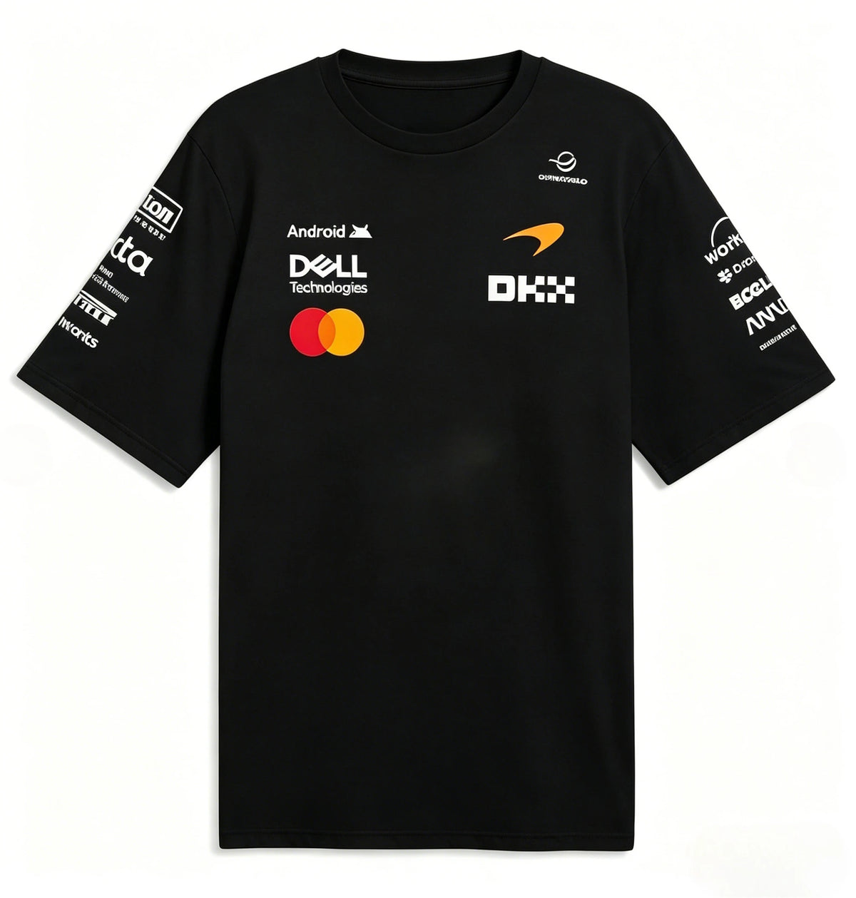 LOR MALE Men T Shirt Summer Racing Style Print Casual Loose Crew Neck Short Sleeve Tee Fashion Streetwear Sports Daily Wear Tops for Male