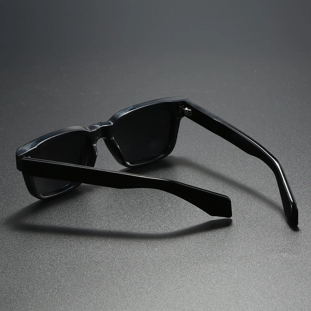 LOR MALE 2025 Men Sunglasses Polarized Square Glasses for Driving Fishing Travel UV400 Fashoinable Sun Shades Metal Core Exquisite
