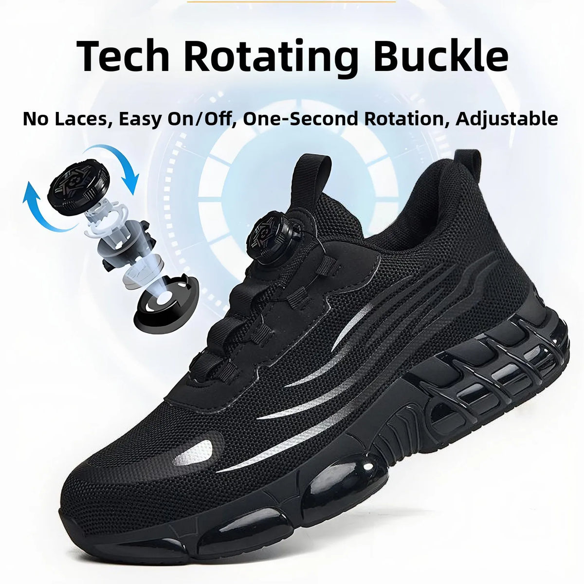LOR MALE Men's Safety Work Boots Steel Toe Anti-impact Comfortable Soft Bottom Anti-wear Construction Site Shoes  Welding Prot...