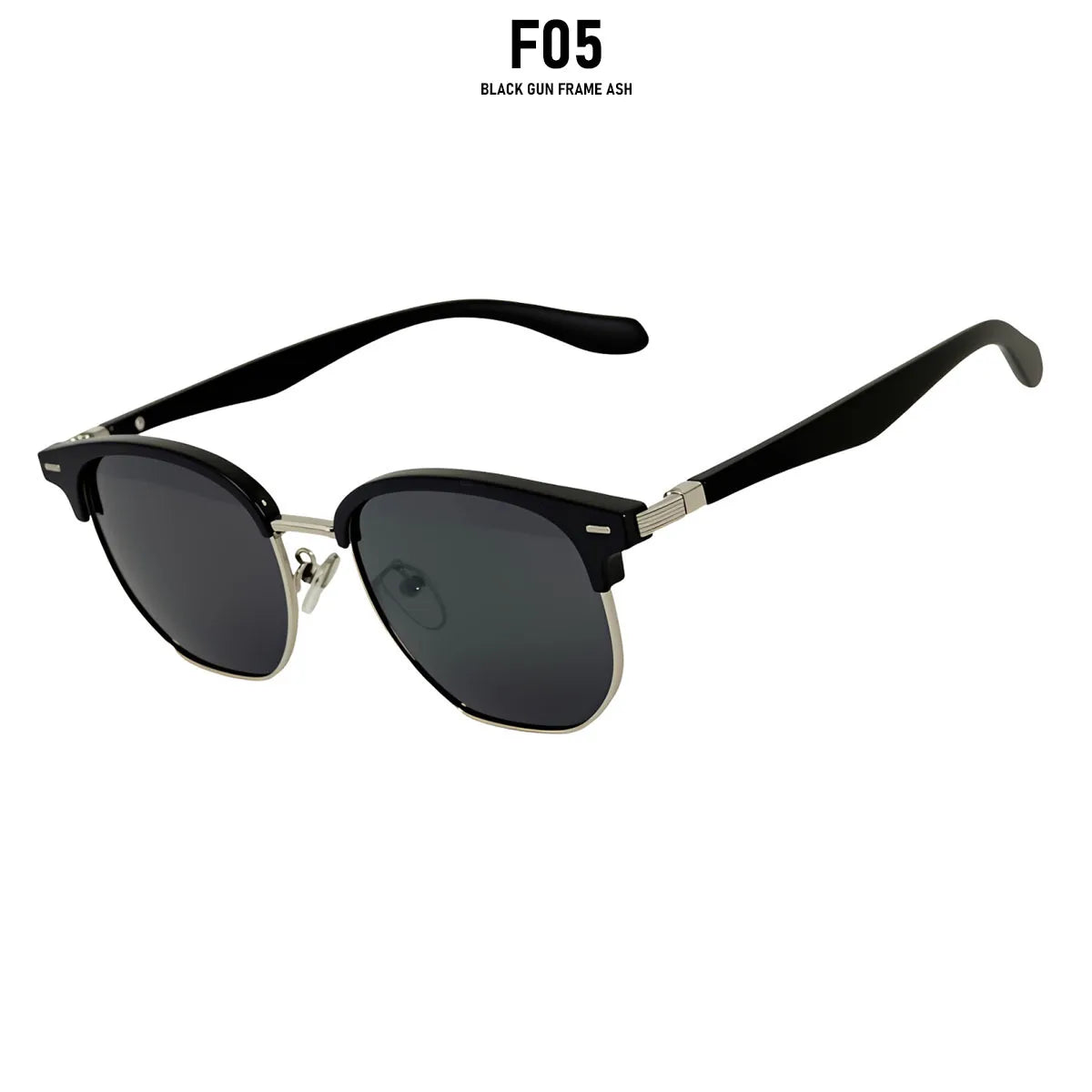 LOR MALE Polarized Sunglass Men Lenses Semi Rimless Vintage Retro Sunglasses Women Trendy Vacation Fashion Glasses Gafas De Sol Hombre