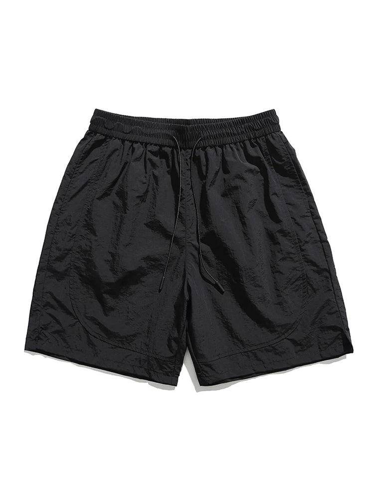 LOR MALE Loose American Style Workwear Shorts Men's Summer Trendy Brand Casual Straight Leg Wide Leg Sports Five-Quarter Pants