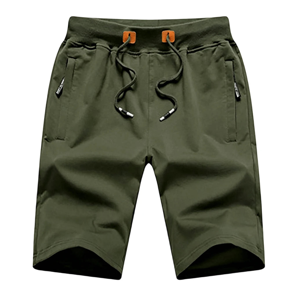 LOR MALE New Men's Shorts Summer Breeches Cotton Casual Sweat Men Hip Hop Streetwear Loose Jogger Shortspocket Beach Short Pants