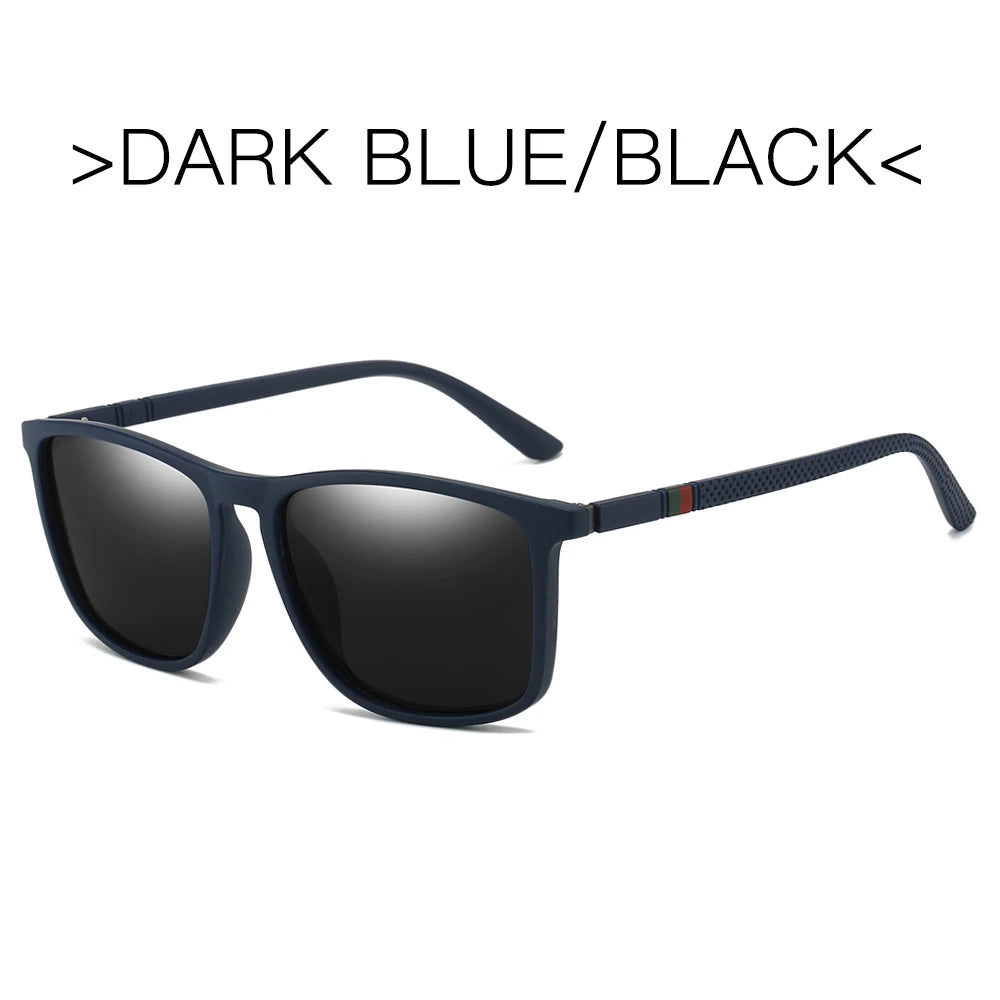 LOR MALE Sports Sunglasses for Men Polarized Comfortable Wear Square Sun Glasses Male Light Weight Eyewear Accessory with Origina UV400